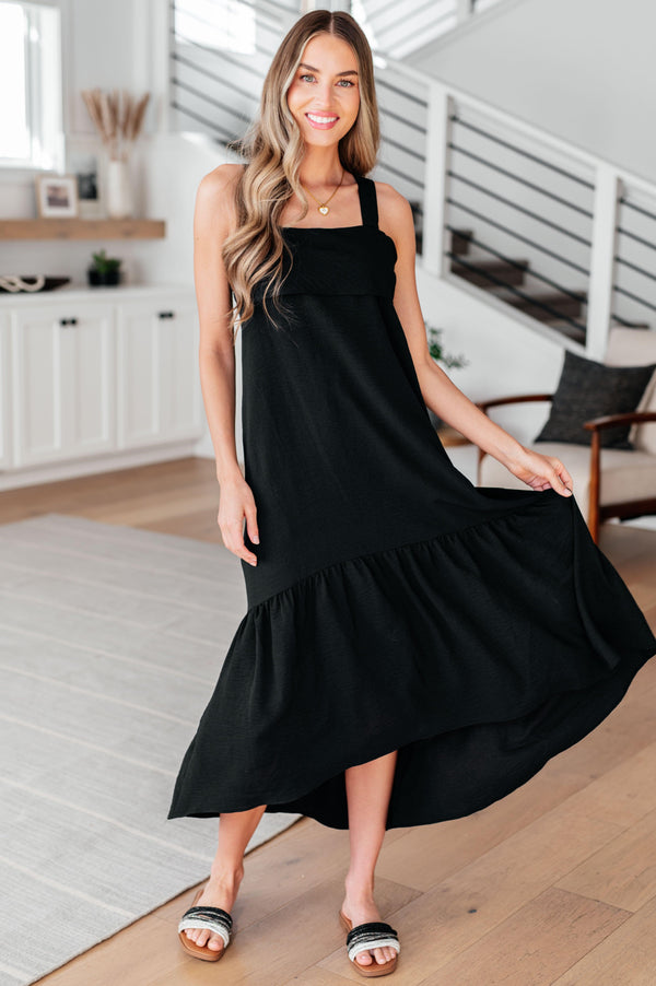 Nightlife Tie Back Maxi Dress - Whatever You Like Shop, LLC